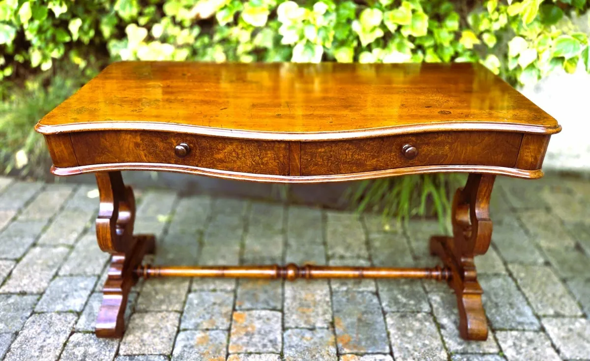 Victorian Walnut Side Table- Circa 1860 - Image 3