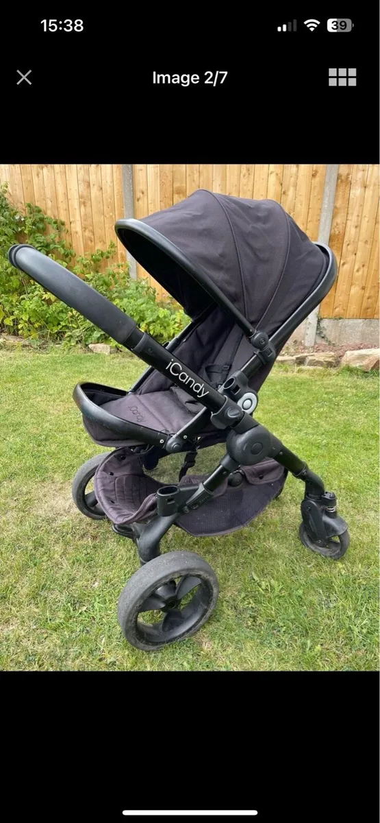 Icandy travel system and baby swing for sale - Image 3