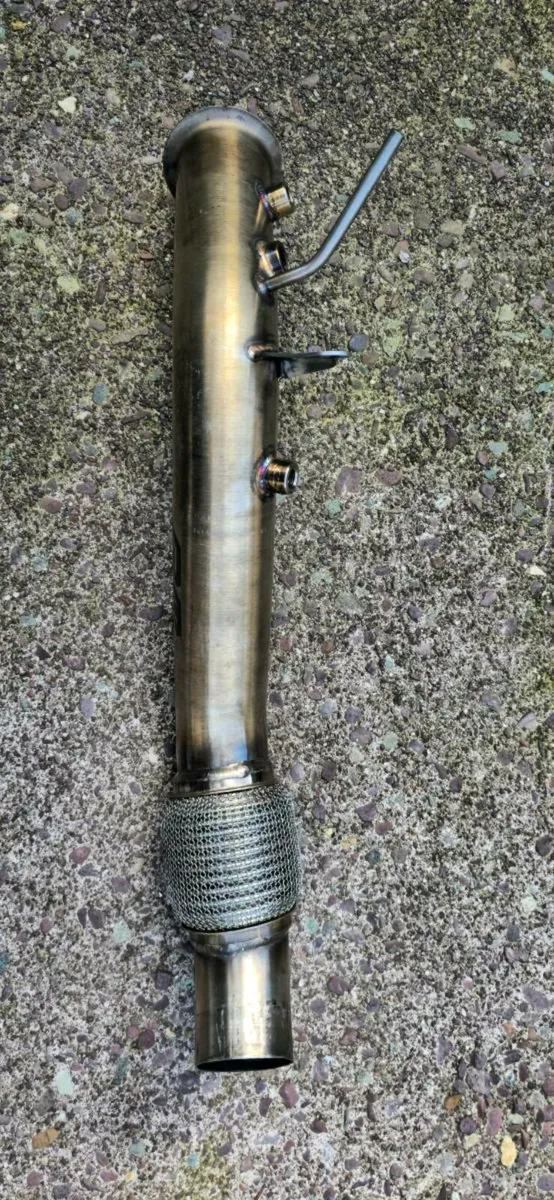 Rm sport stainless steel downpipe for bmw f10 520d - Image 2