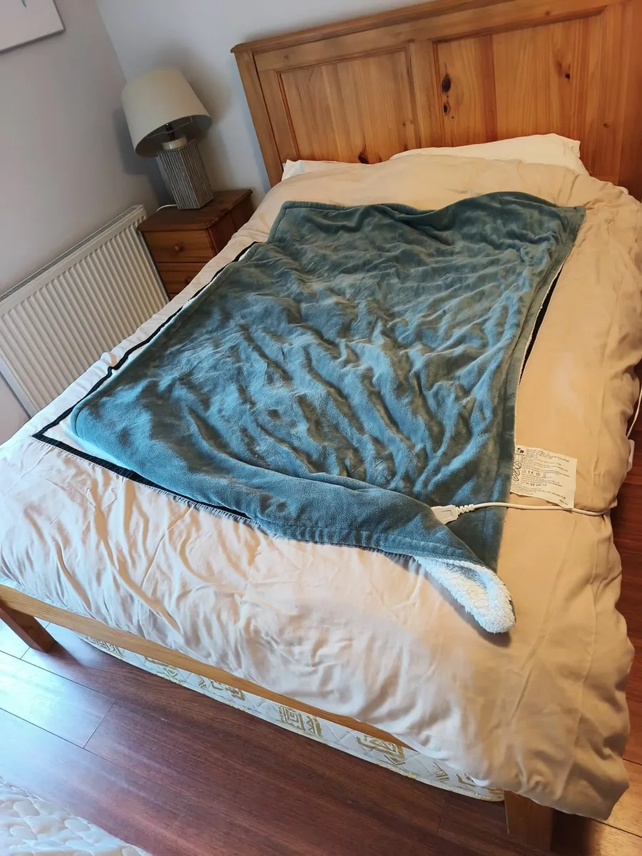 Double and single bed mattress, single bed frame - Image 2