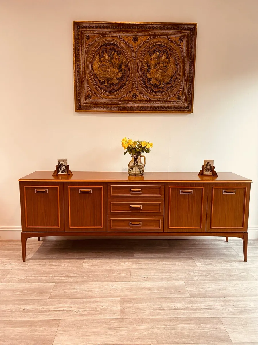 Large Mid Century Sideboard Drinks Cabinet - Image 1