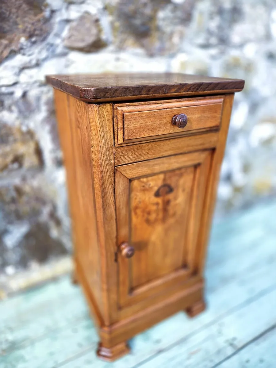 Antique French Bedside Cabinet- Circa 1900 - Image 2