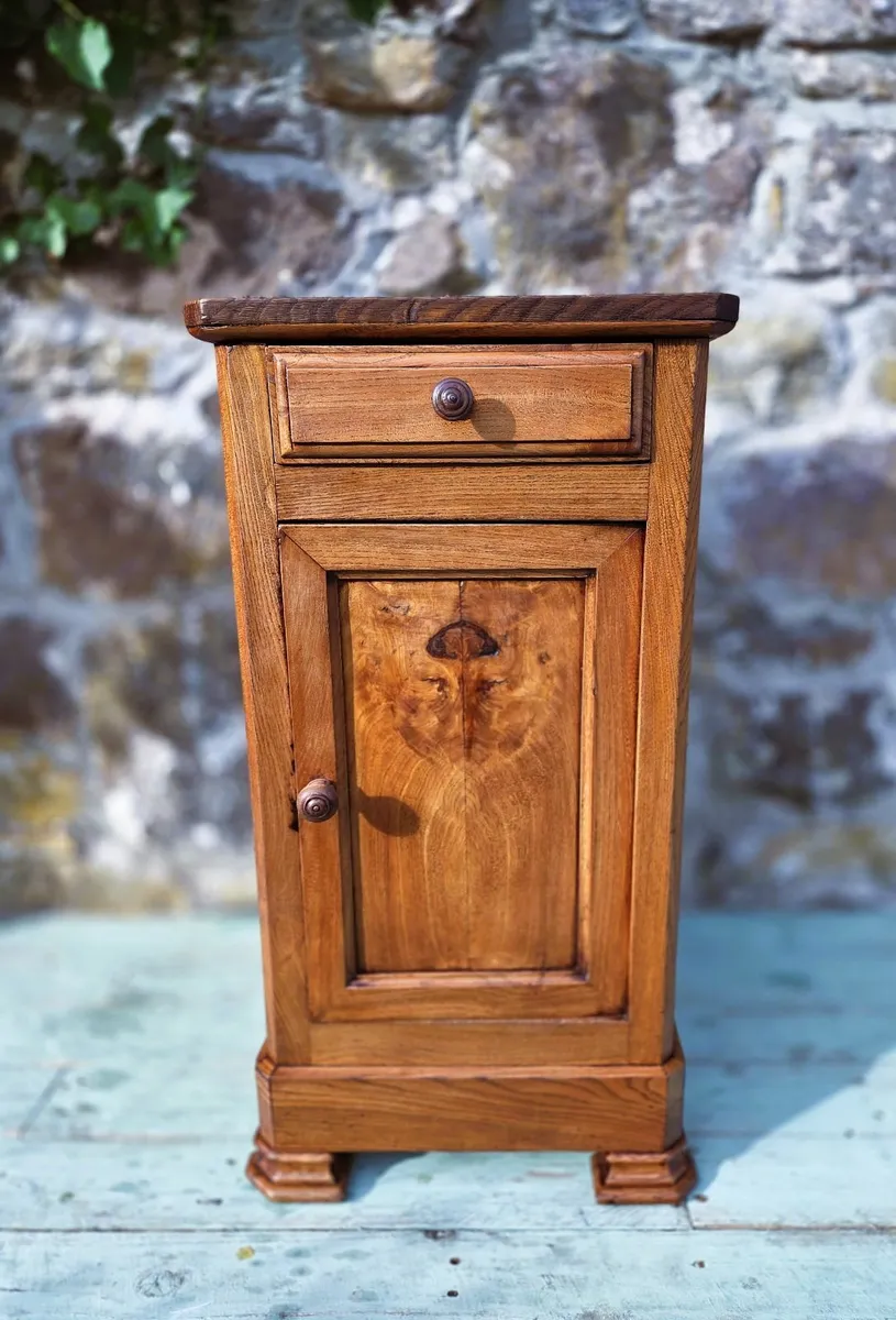 Antique French Bedside Cabinet- Circa 1900 - Image 3