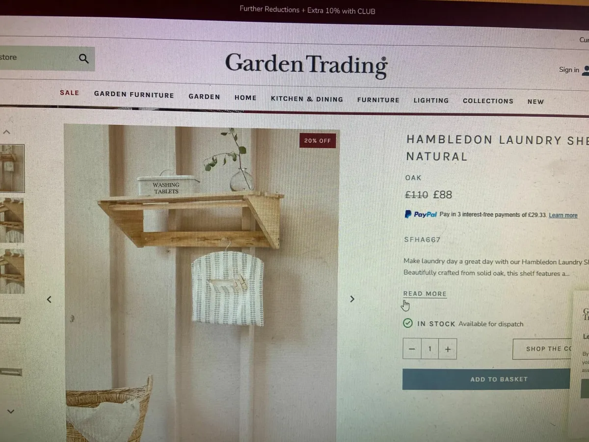Laundry shelf - Image 1