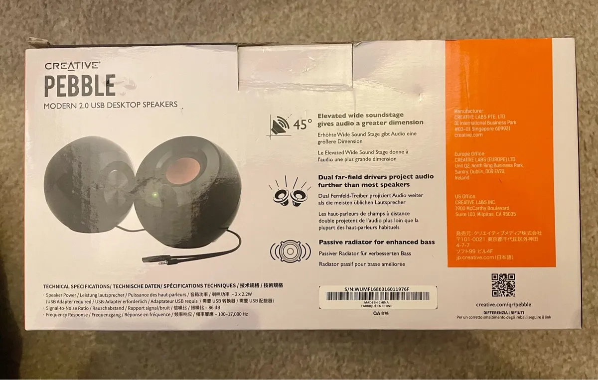 Creative – Pebble 2.0 USB Desktop Speakers - Image 4