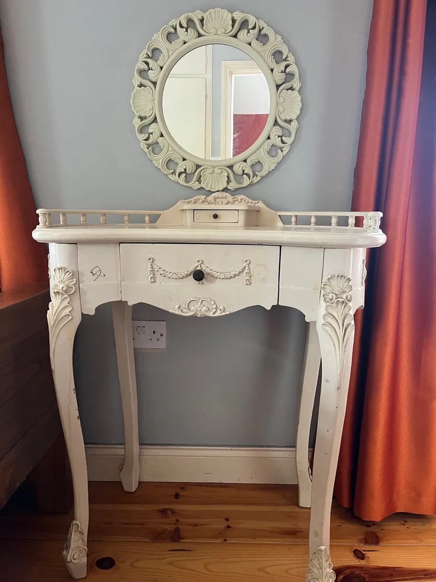 Vanity Table & Mirror - Image 2