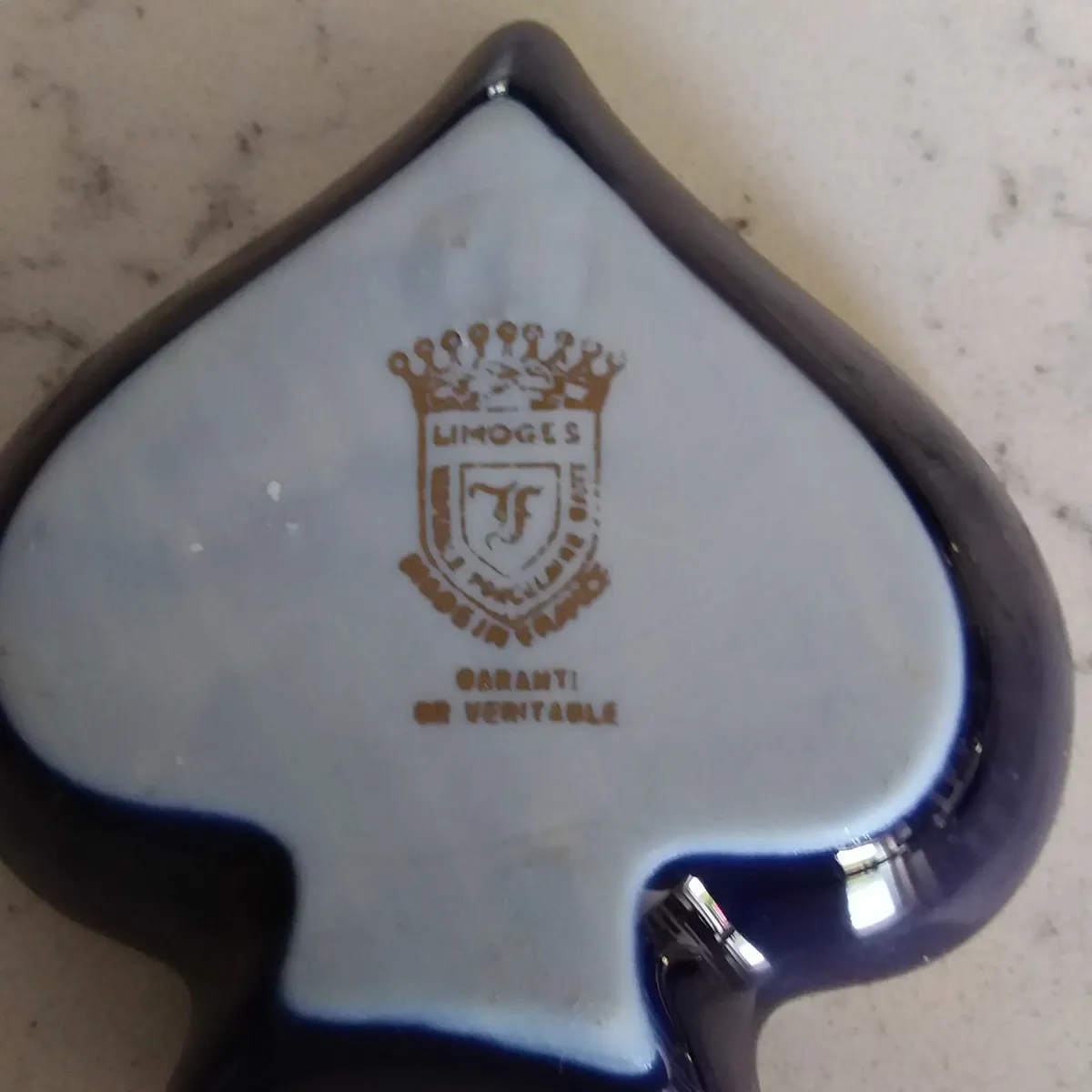 Vintage Collection of Limoges Colbalt Blue & Gold - Image 2
