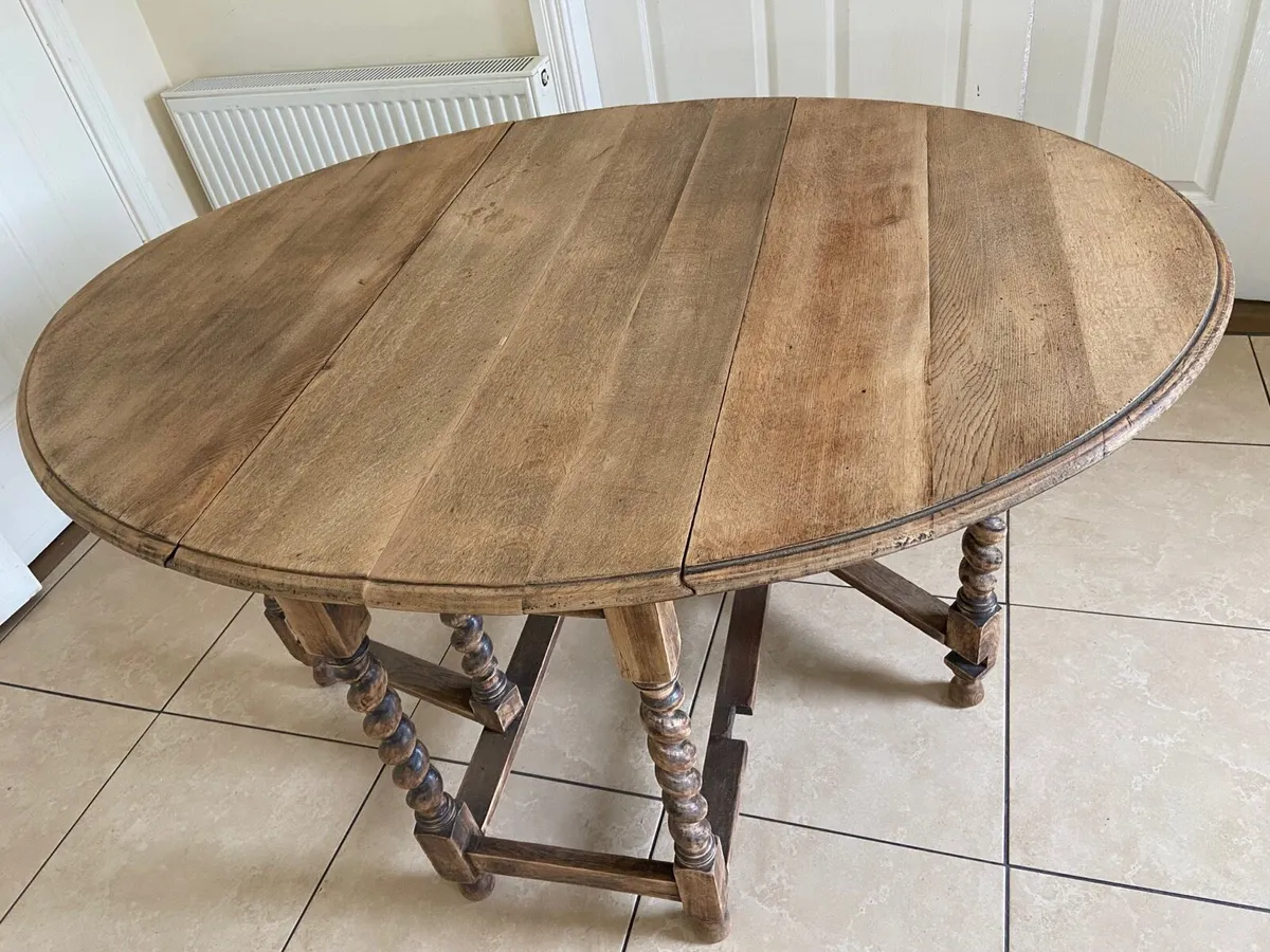Vintage French farmhouse table - Image 2