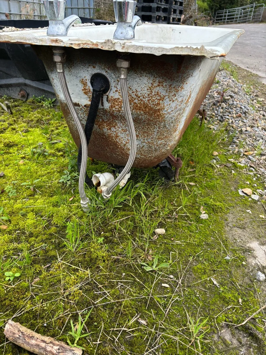 Old Cast Iron Bath - Image 2