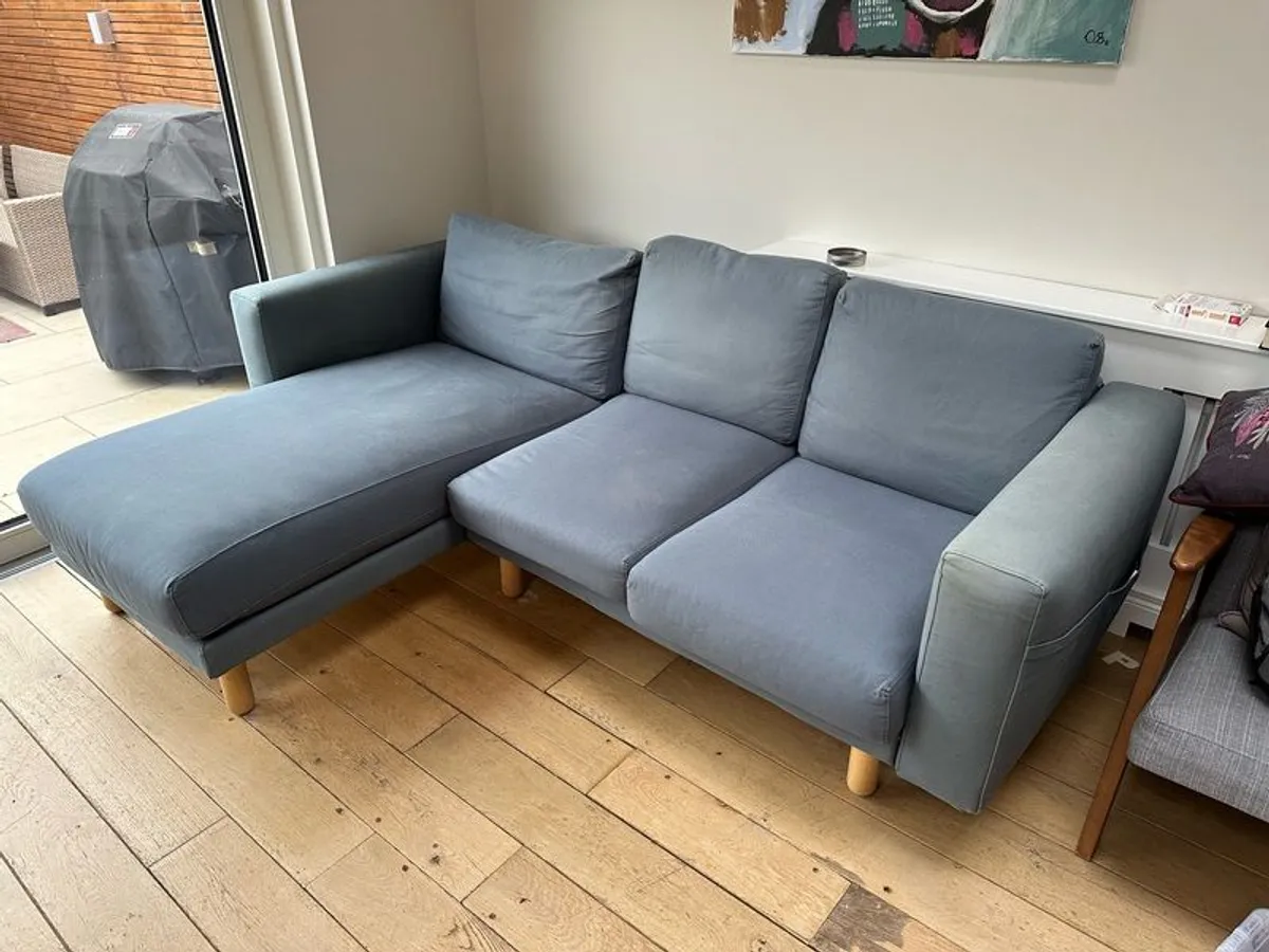 Grey left chez 3 seater - Image 1