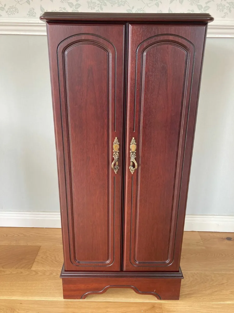 Rossmore Solid Mahogany CD storage or Display Unit - Image 1