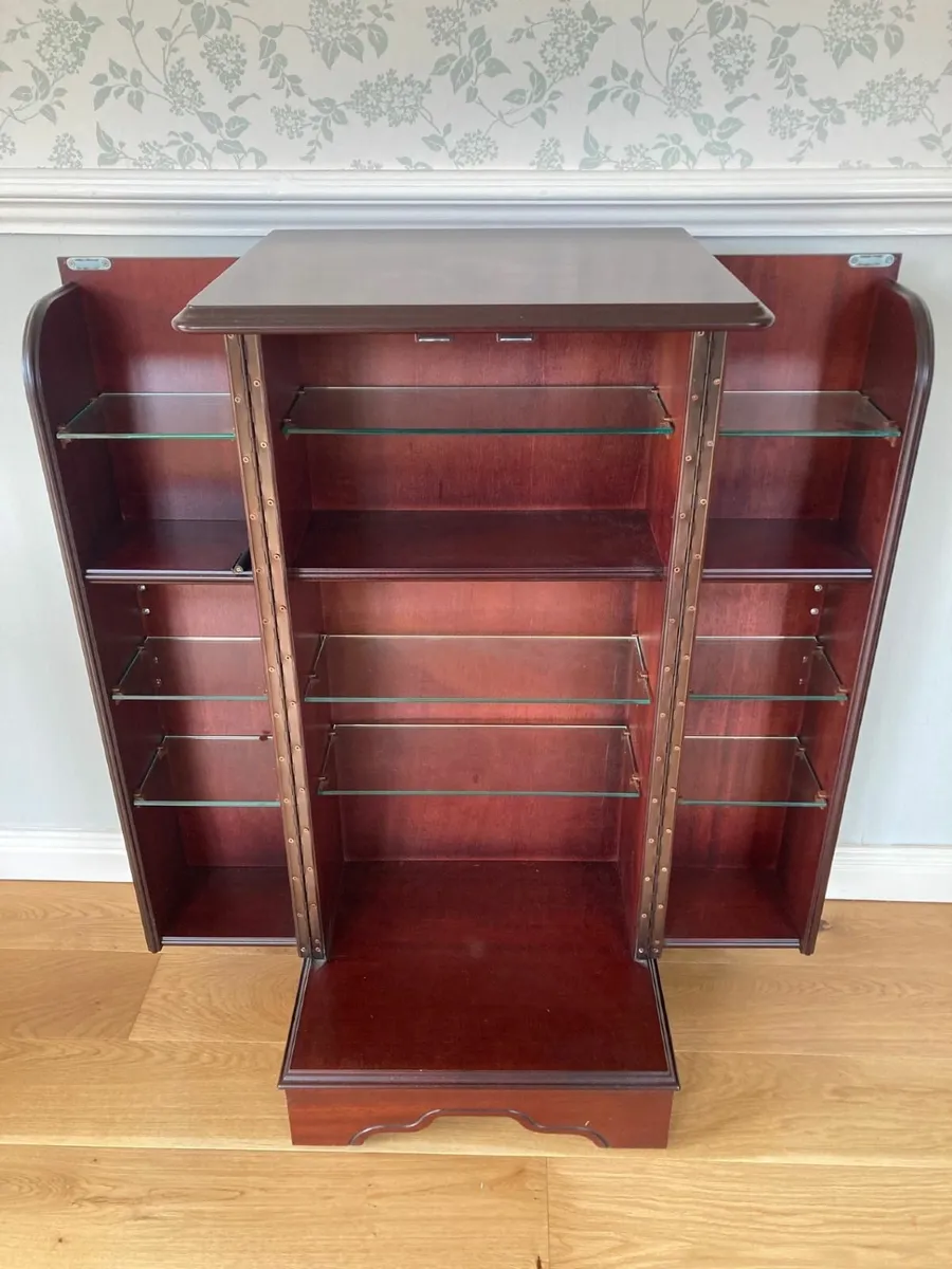 Rossmore Solid Mahogany CD storage or Display Unit - Image 4