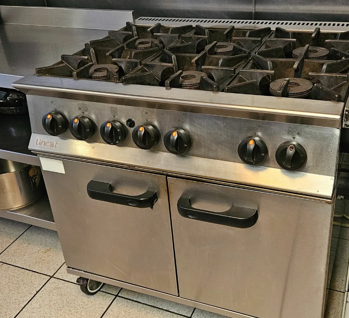 Lincat 6-Burner Gas Hob & Oven - Portlaoise