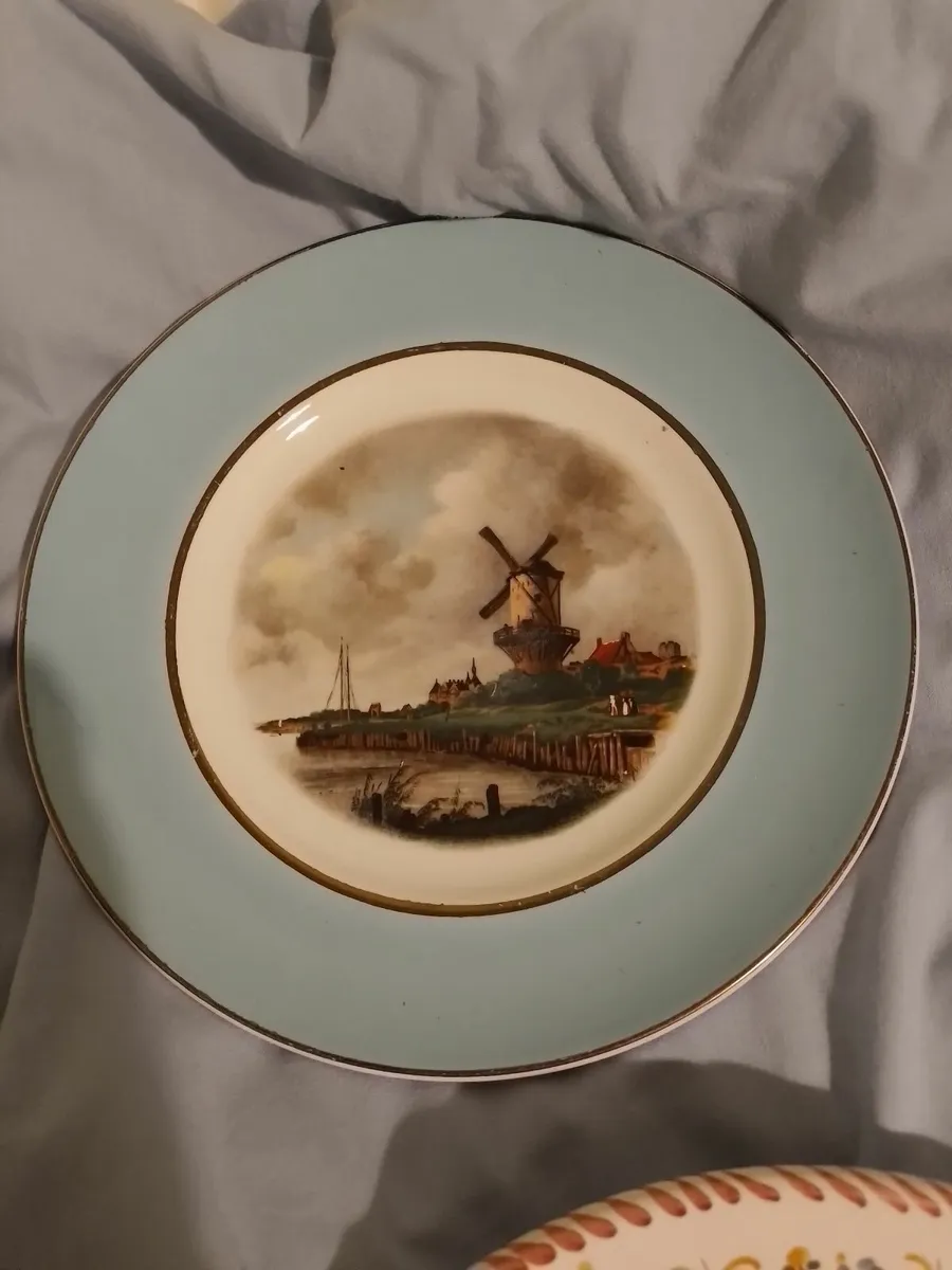 Antique Wall Hanging Plates 15 in the LOT - Image 3