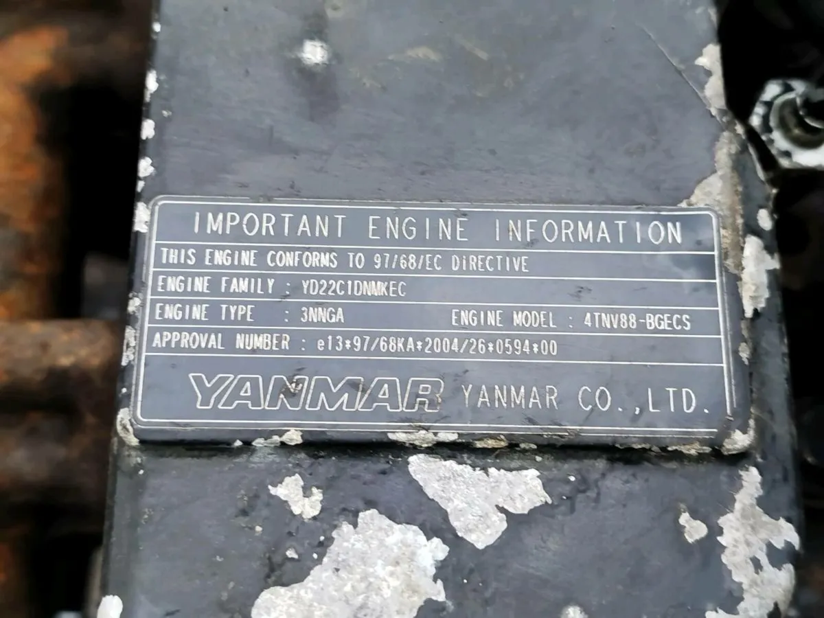 YANMAR 4 cylinder 4NTV88 - Image 2