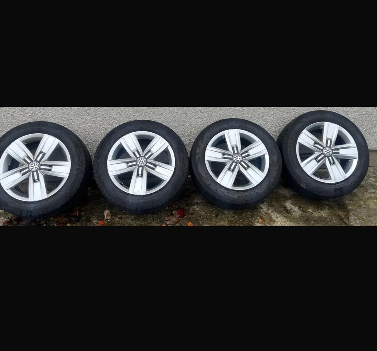 Alloy wheels with tyres VW T6 transporter