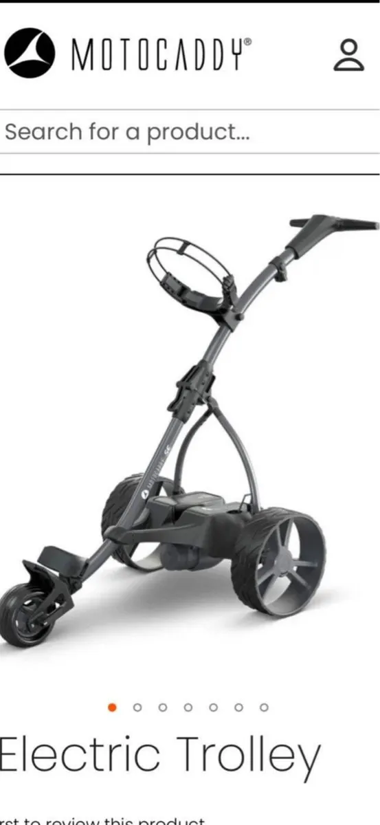 Motocaddy SE ultra Electric Trolley - Image 1