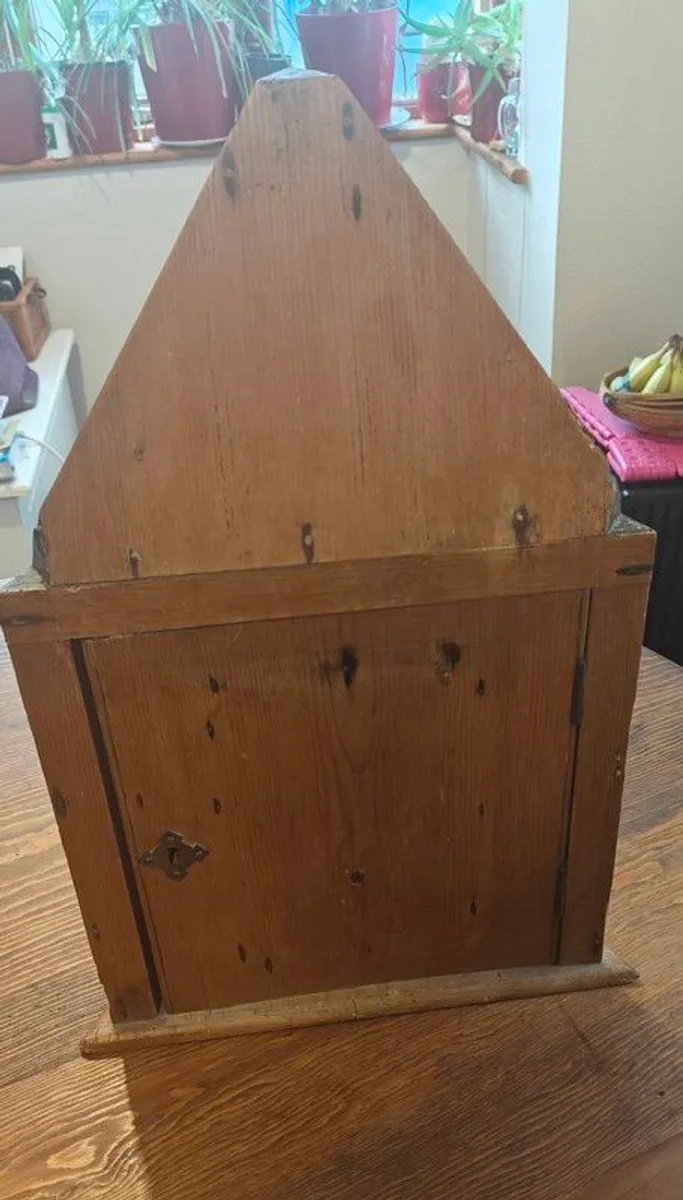 Antique Corner Cabinet - Image 1