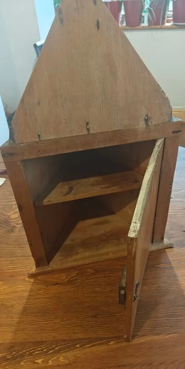 Antique Corner Cabinet - Image 2
