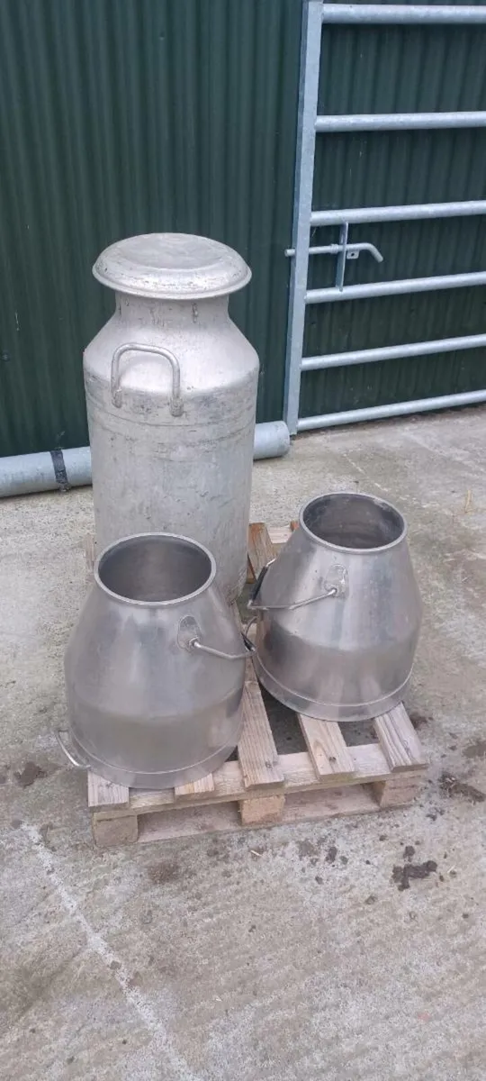 Aluminium milk can - Image 1