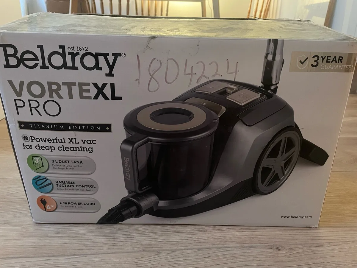 Beldray Vortexl Pro 3L Vacuum – Like New