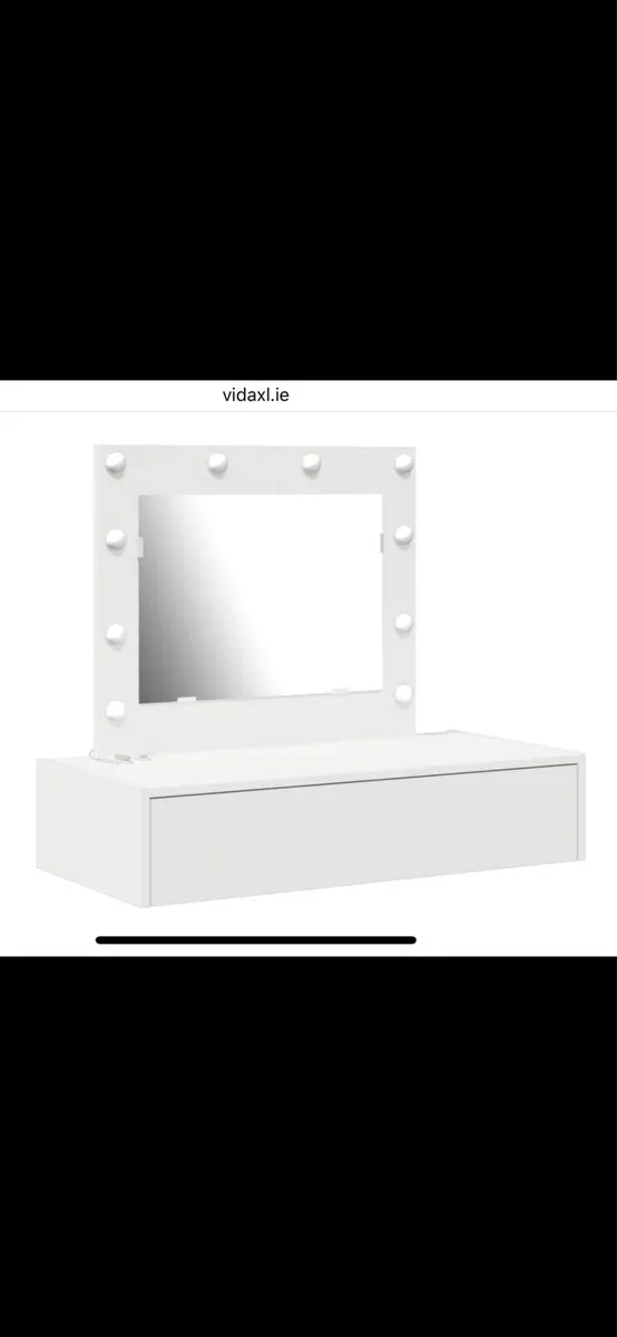 Hanging drawer with mirror - Image 2