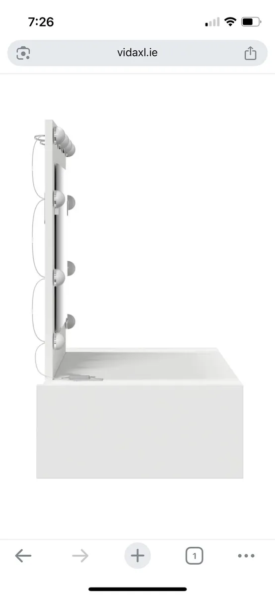 Hanging drawer with mirror - Image 3