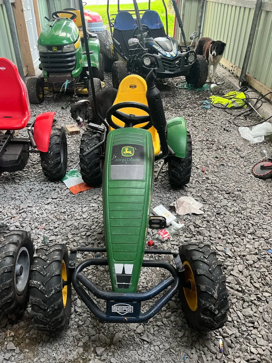 John Deere and case go cart - Image 2