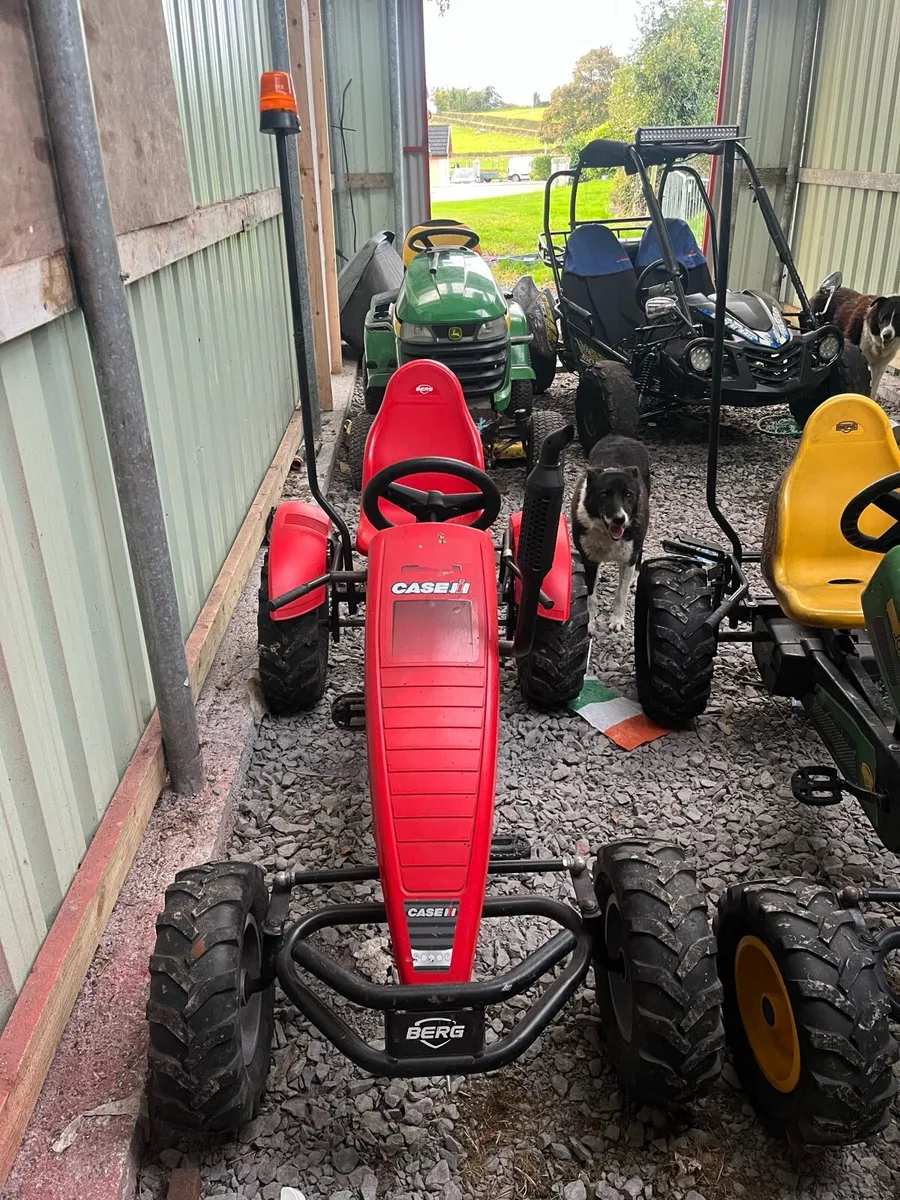 John Deere and case go cart - Image 3
