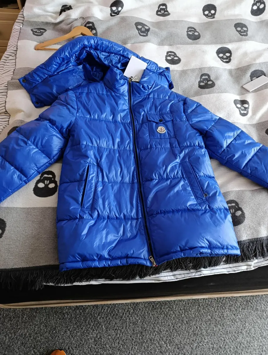 Moncler Down Jacket – Blue – With NFC Tag - Image 4
