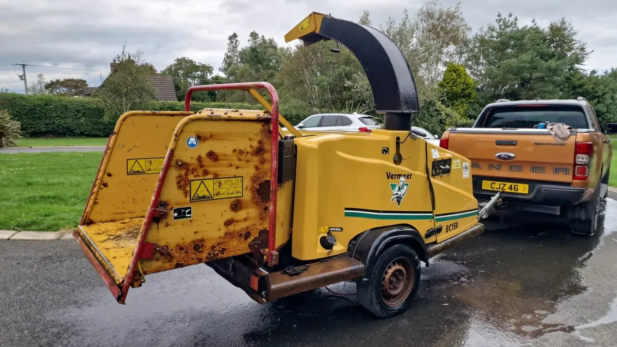 Vermeer Bc150 diesel wood chipper woodchipper - Image 1