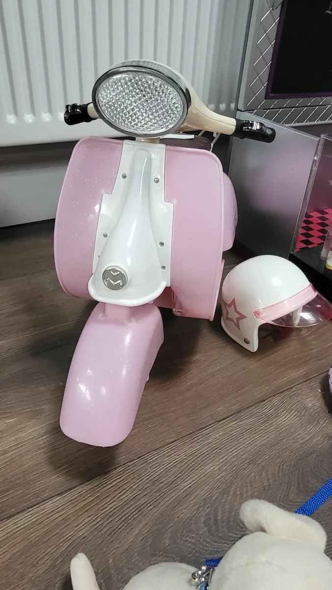 Our generation scooter, dolls x 2, pets, clothes - Image 3