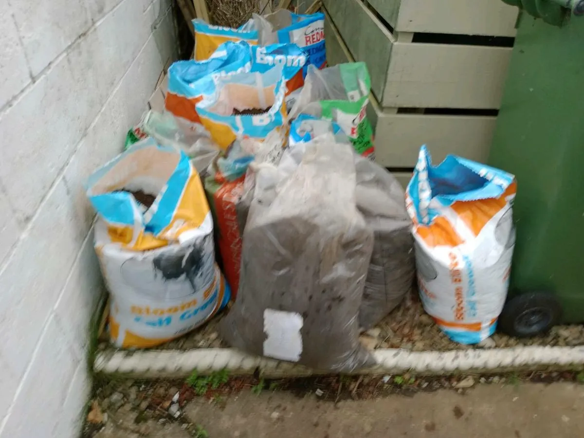 (18) LARGE BAGS OF TOP SOIL - Image 1
