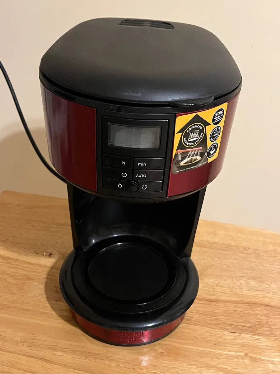 Russel Hobbs Red Digital coffee Maker - Image 1