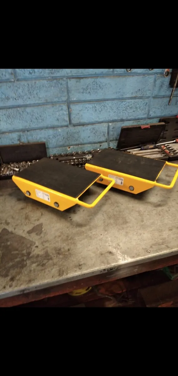 2 Transport Rollers 3000kg Heavy Duty - Image 1