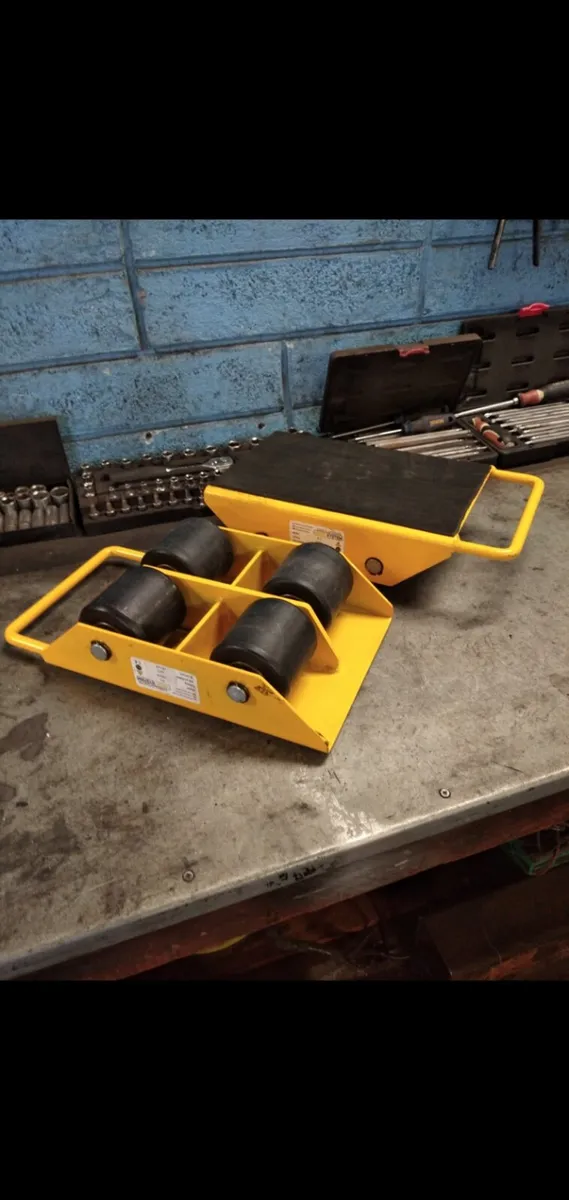 2 Transport Rollers 3000kg Heavy Duty - Image 2