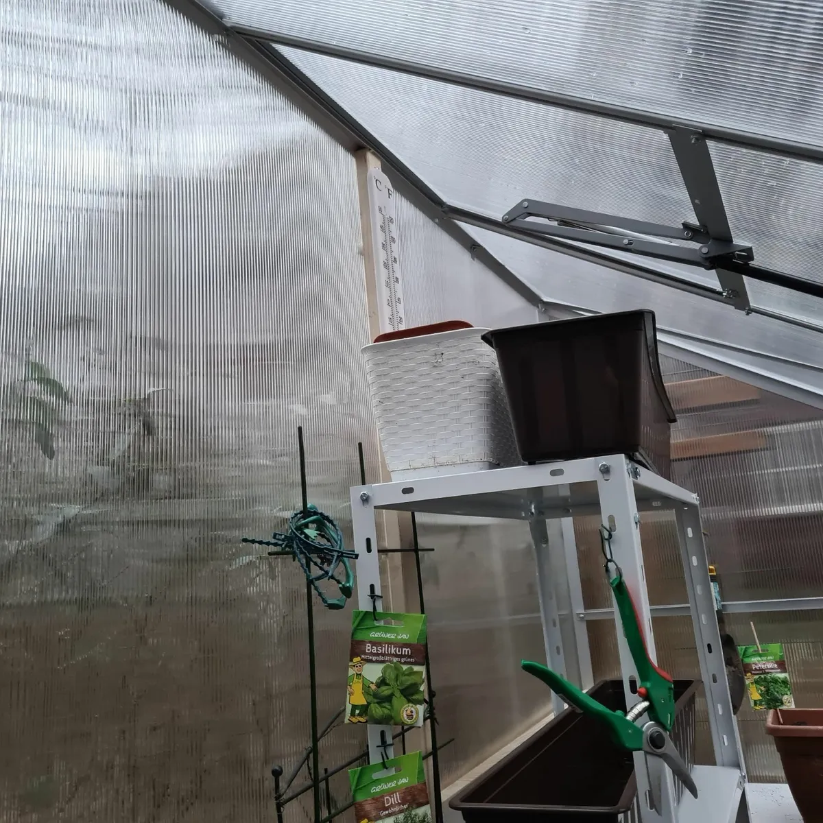 Aluminium Greenhouse 3.65 m3 - Image 2