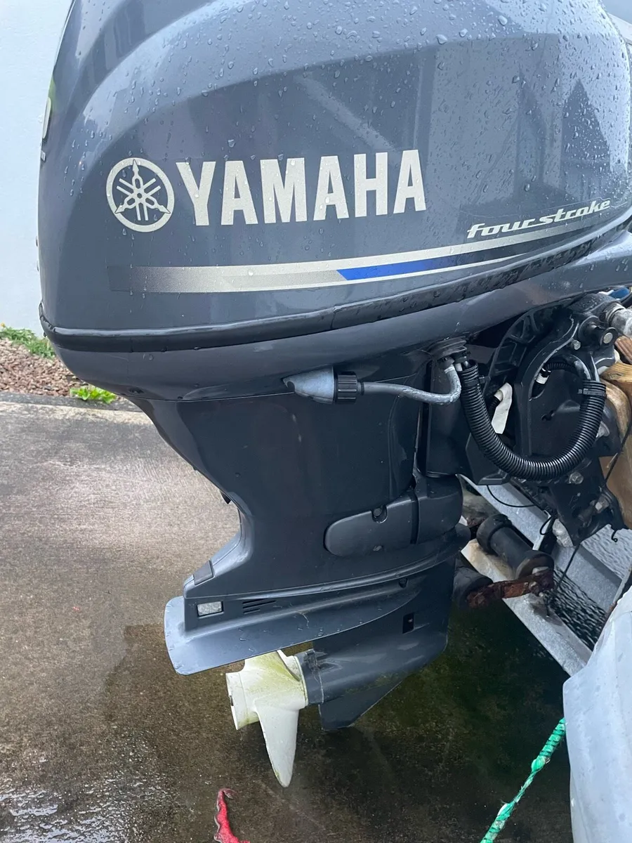 Yamaha f40 outboard + trailer+Inflatable Rib - Image 2