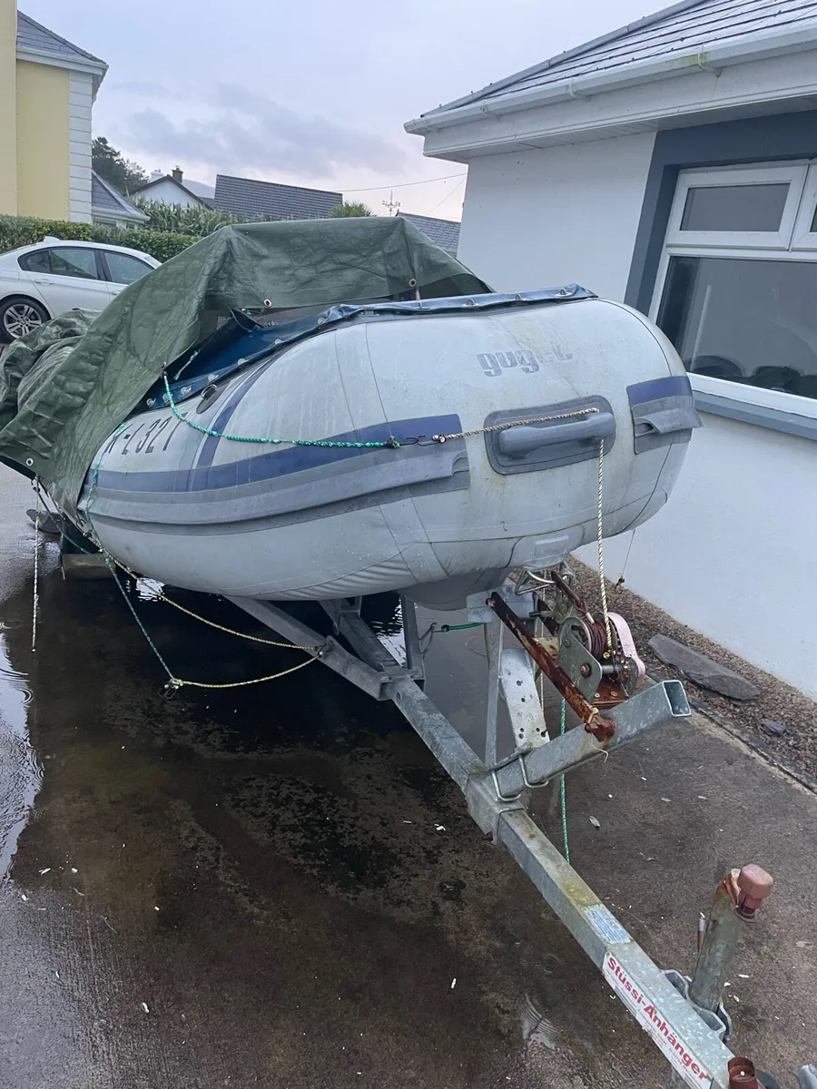 Yamaha f40 outboard + trailer+Inflatable Rib - Image 4