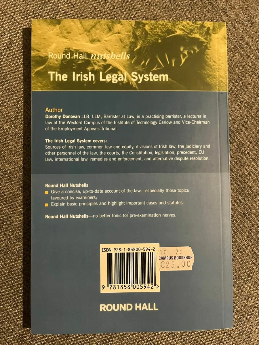 The Irish Legal System (Round Hall Nutshells) - Image 3