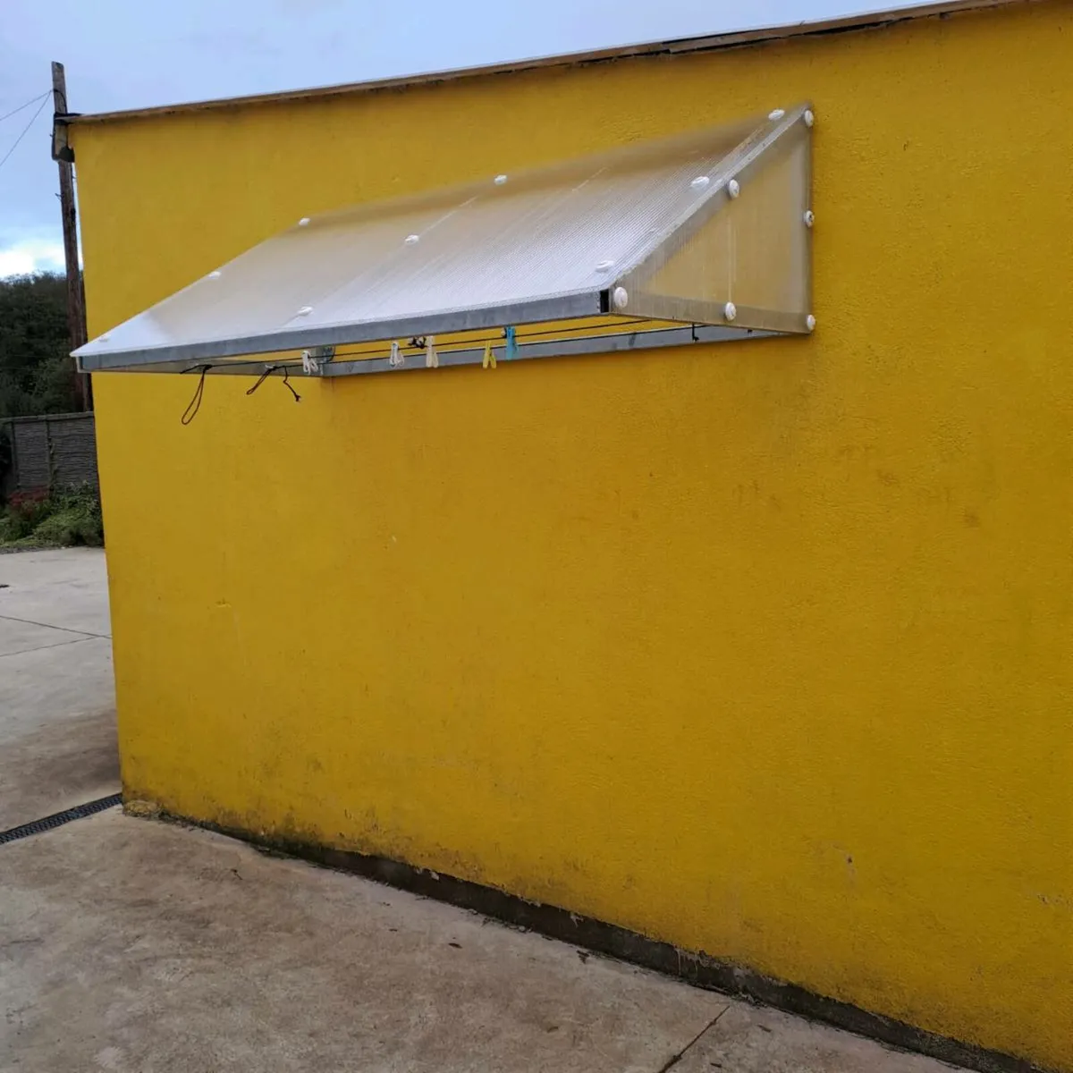 Clothes dryer canopy