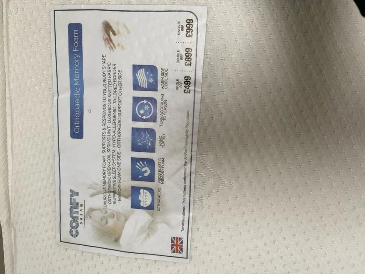 Single bed with matress - Image 3