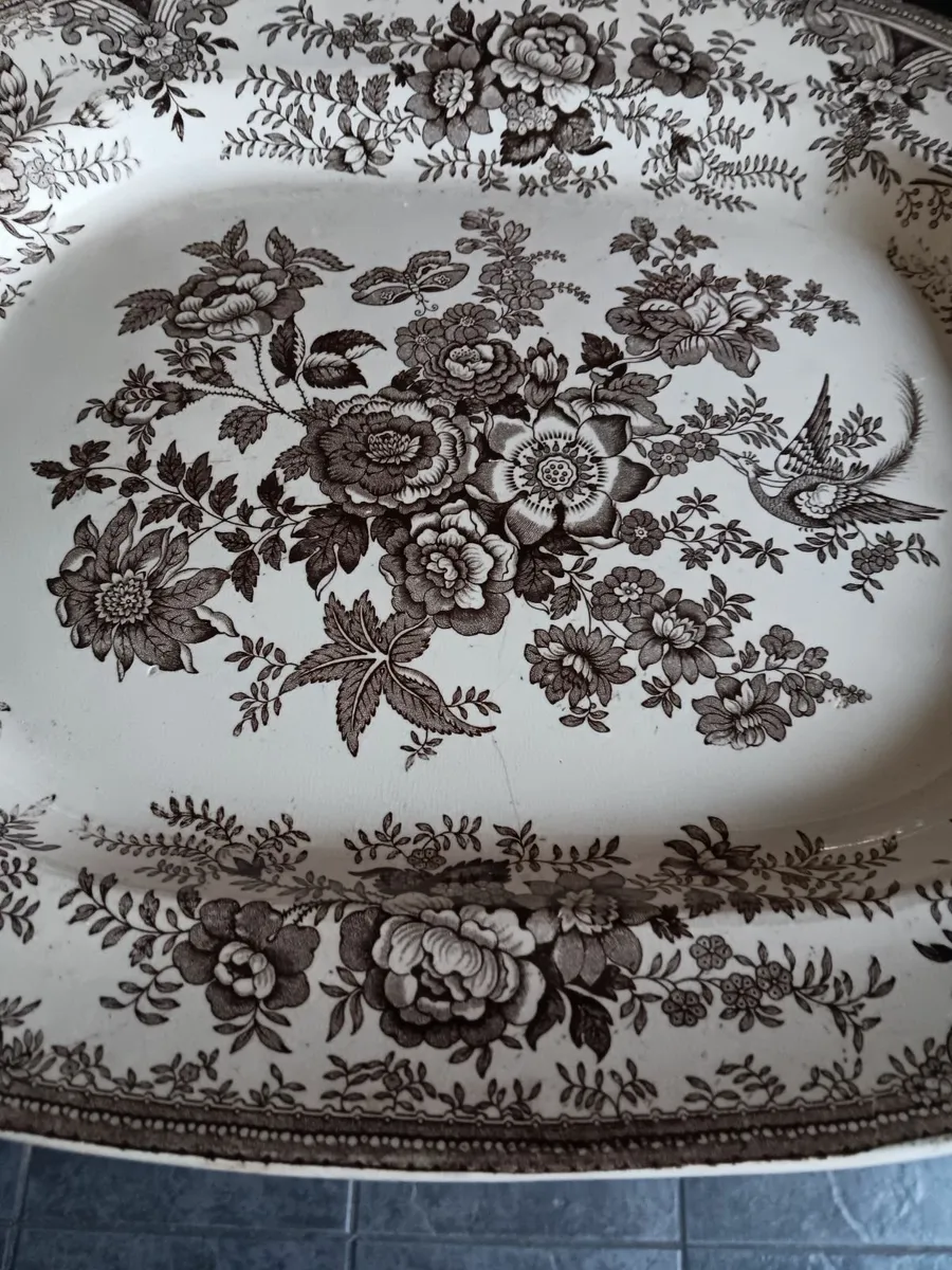 Vintage  large platter - Image 3