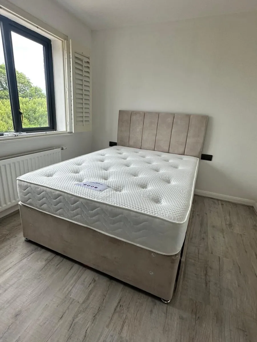 "Divan Double Beds With Metress" - Image 1