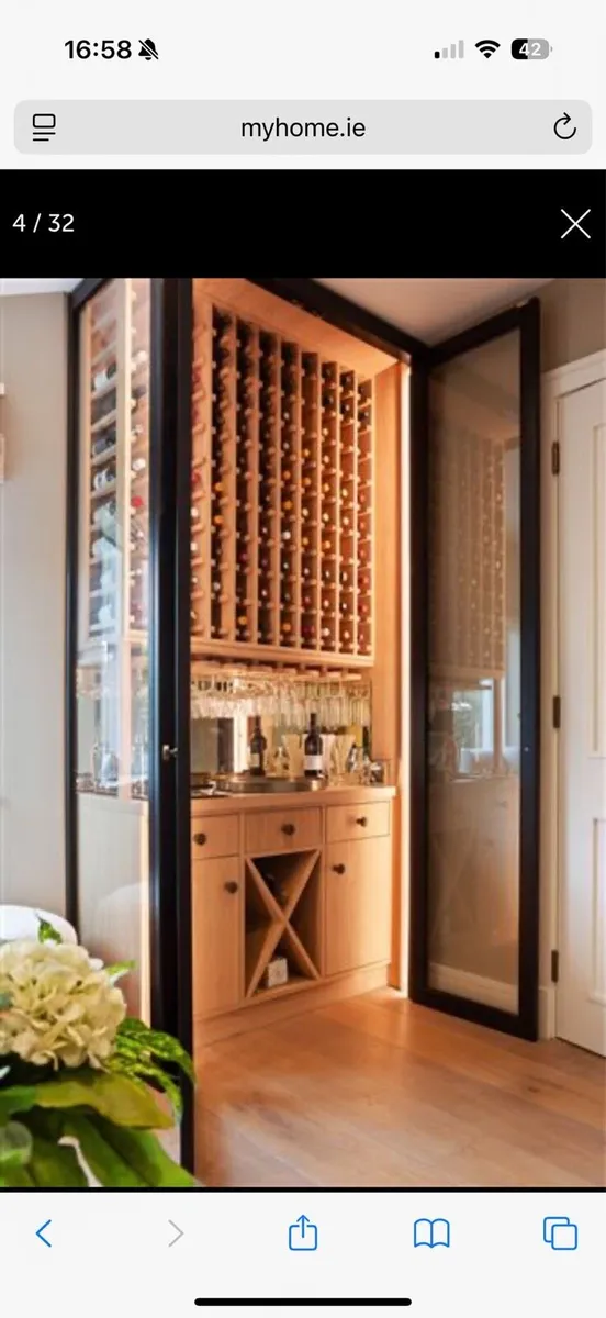 Bespoke Jason Chawke Wine Cabinet