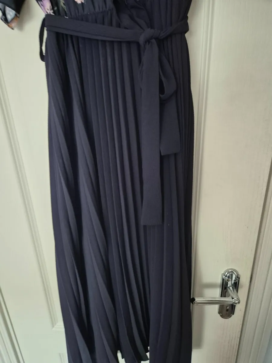 Ladies Navy occasion dress size 10-12 - Image 1