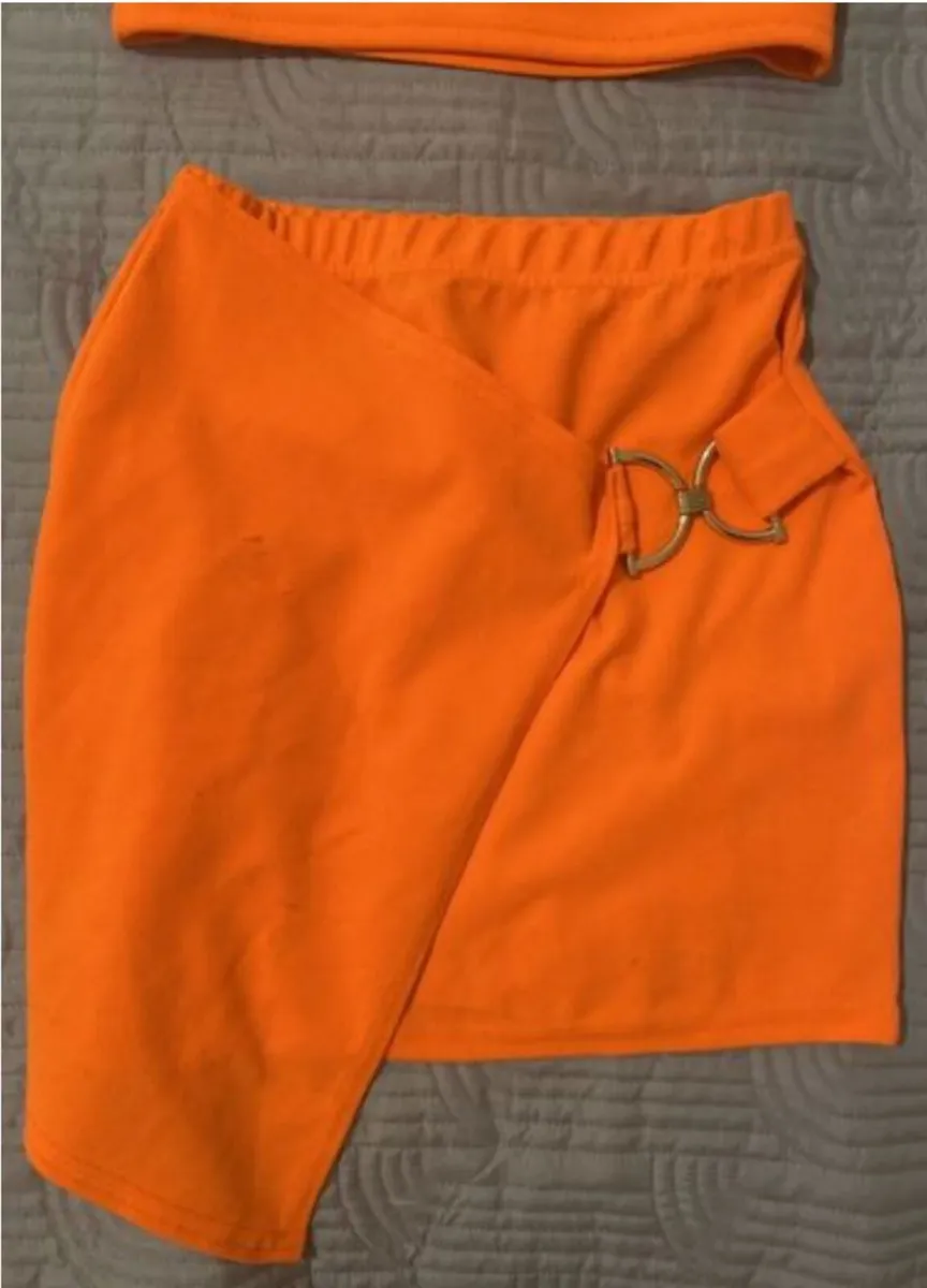 Love Lisa Orange Co-Ord Size 8 - Image 2