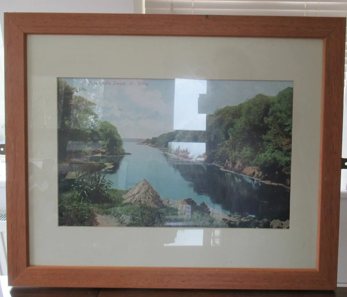 antique vintage picture frame cottage kitchen - Image 3