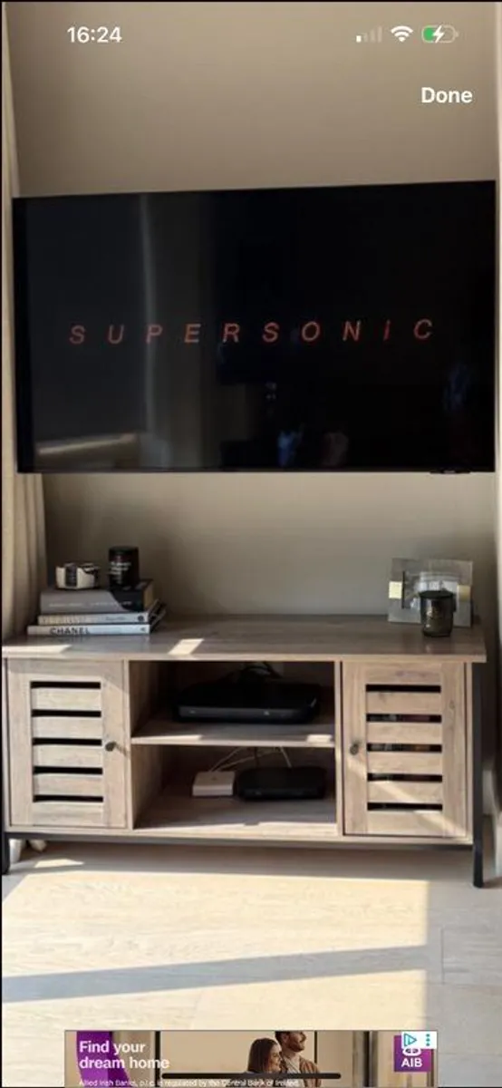 Tv unit - only 1 year old - Image 1