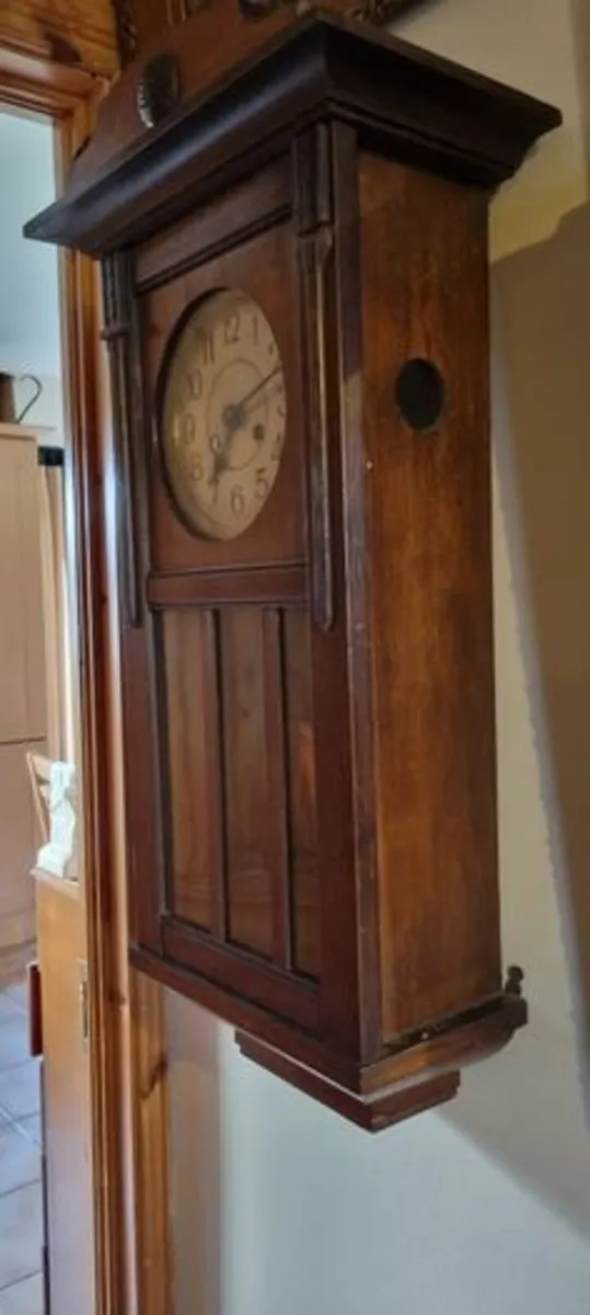 Large vintage German wall clock - Image 2